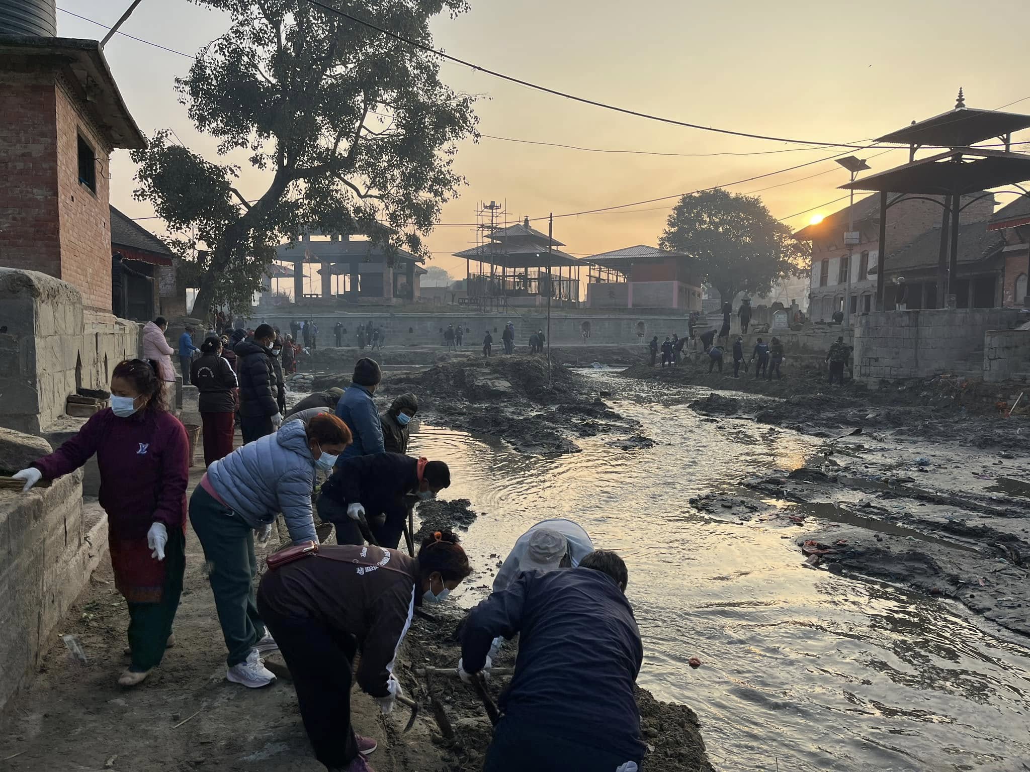 हनुमानघाटमा सरसफाइ कार्यक्रम