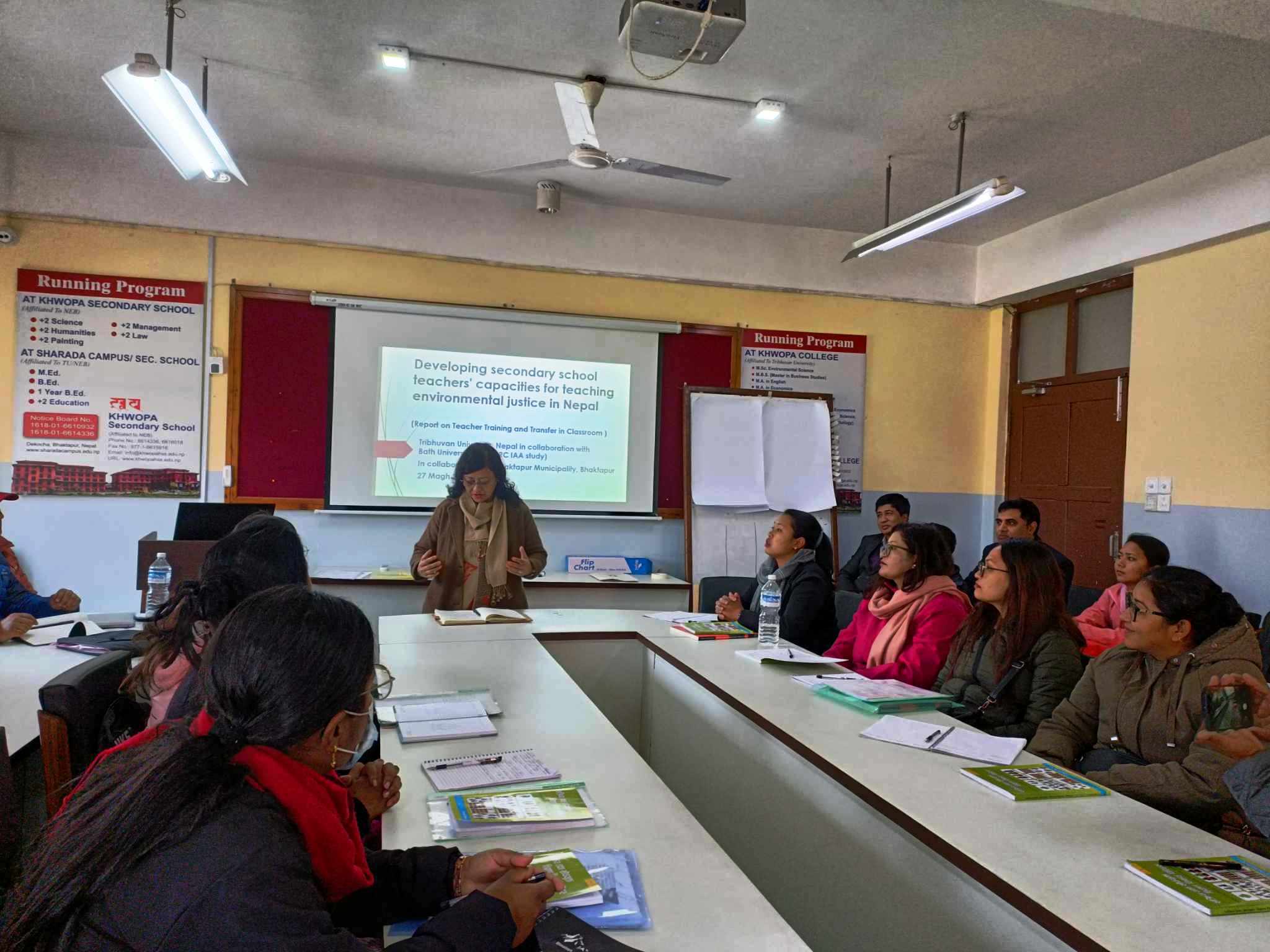 माध्यमिक विद्यालयको विज्ञान विषयक अनुसन्धानको निष्कर्षको प्रस्तुति र छलफल
