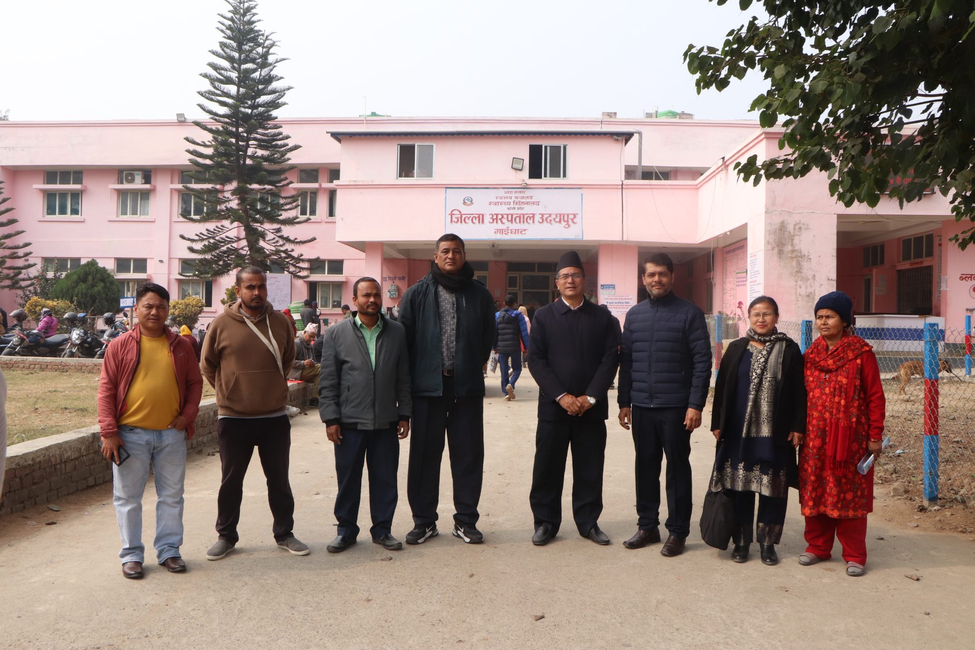 प्रमुख प्रजापति जिल्ला अस्पताल उदयपुरको अवलोकनमा