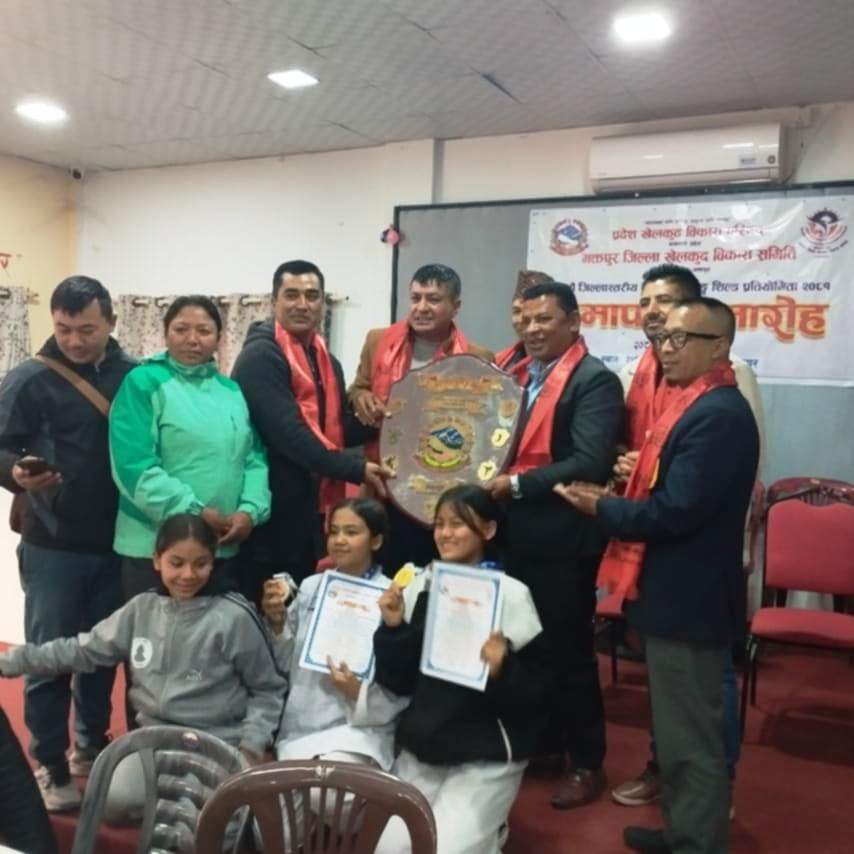 राष्ट्रपति रनिङ शिल्ड प्रतियोगितामा भक्तपुर नगरपालिका टीम प्रथम