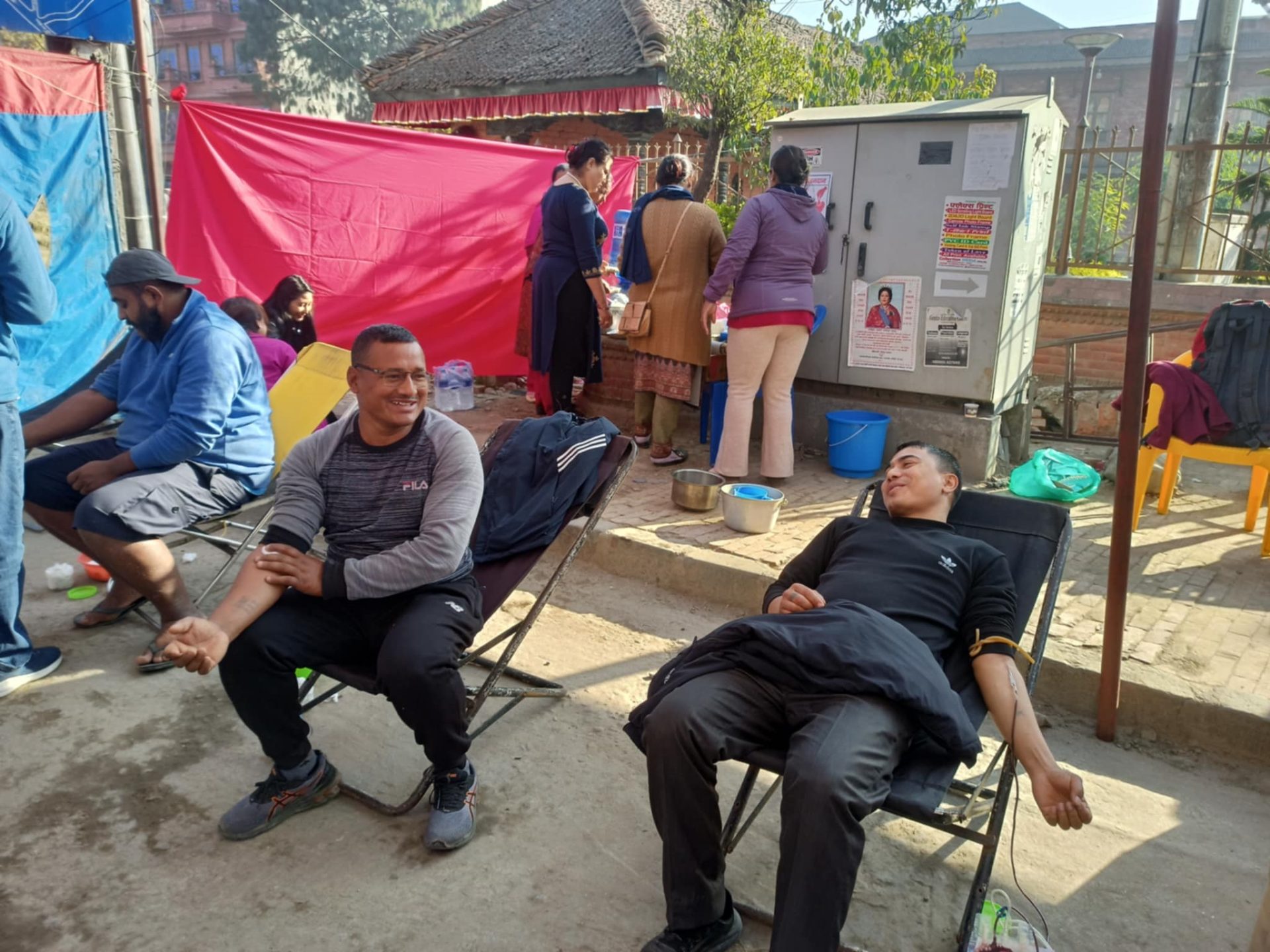 उदय साकोसको स्थापना दिवसमा रक्तदान र आँखा दान