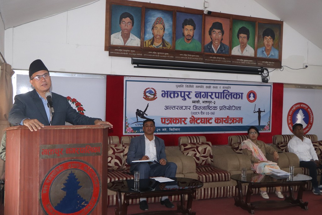 अन्तर–नगर जिम्नास्टिक प्रतियोगिताबारे पत्रकार भेटघाट – भनपाले आफ्नो प्रतिबद्धता पूरा गर्दै छ