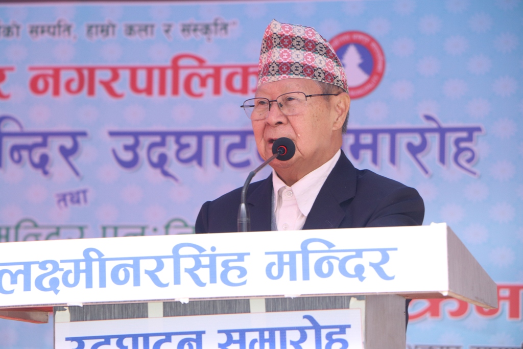 ‘जनताको एकताले लक्ष्मीनरसिंह मन्दिर पुनःनिर्माण छिटो सम्पन्न भएको हो’