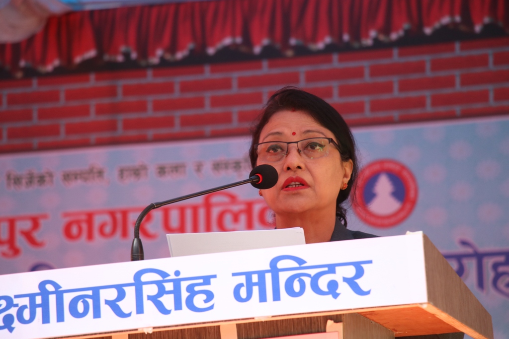 “इतिहासको गर्भमा लुप्त हुन लागेको लक्ष्मीनरसिंह मन्दिरले पुनःजीवन पाएको छ”