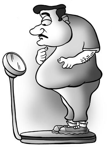 थपिएको छ मोटोपन