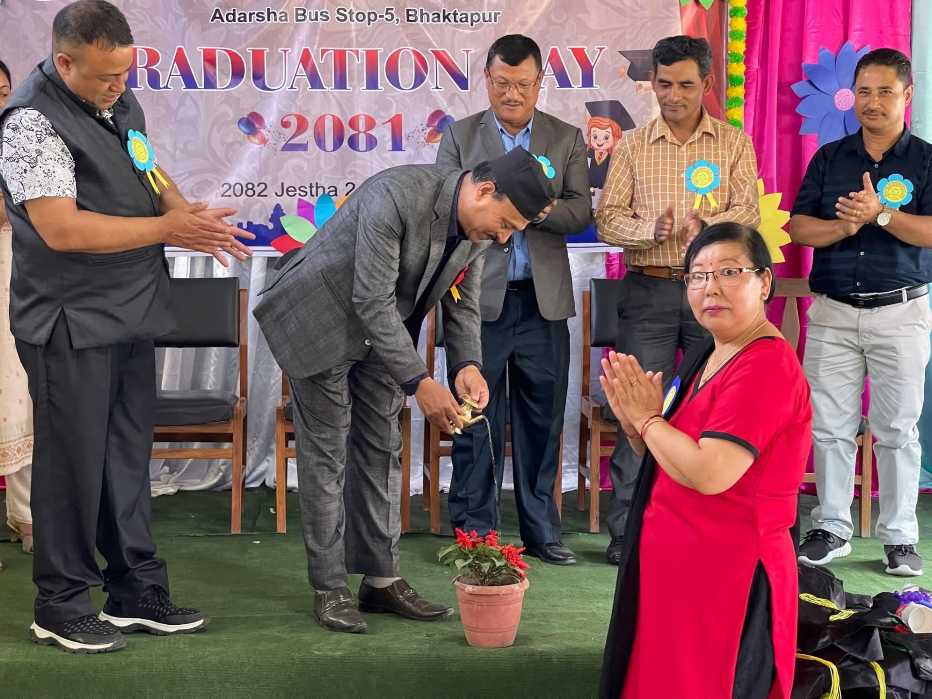 विद्या आर्जन स्कूलमा दीक्षान्त कार्यक्रम