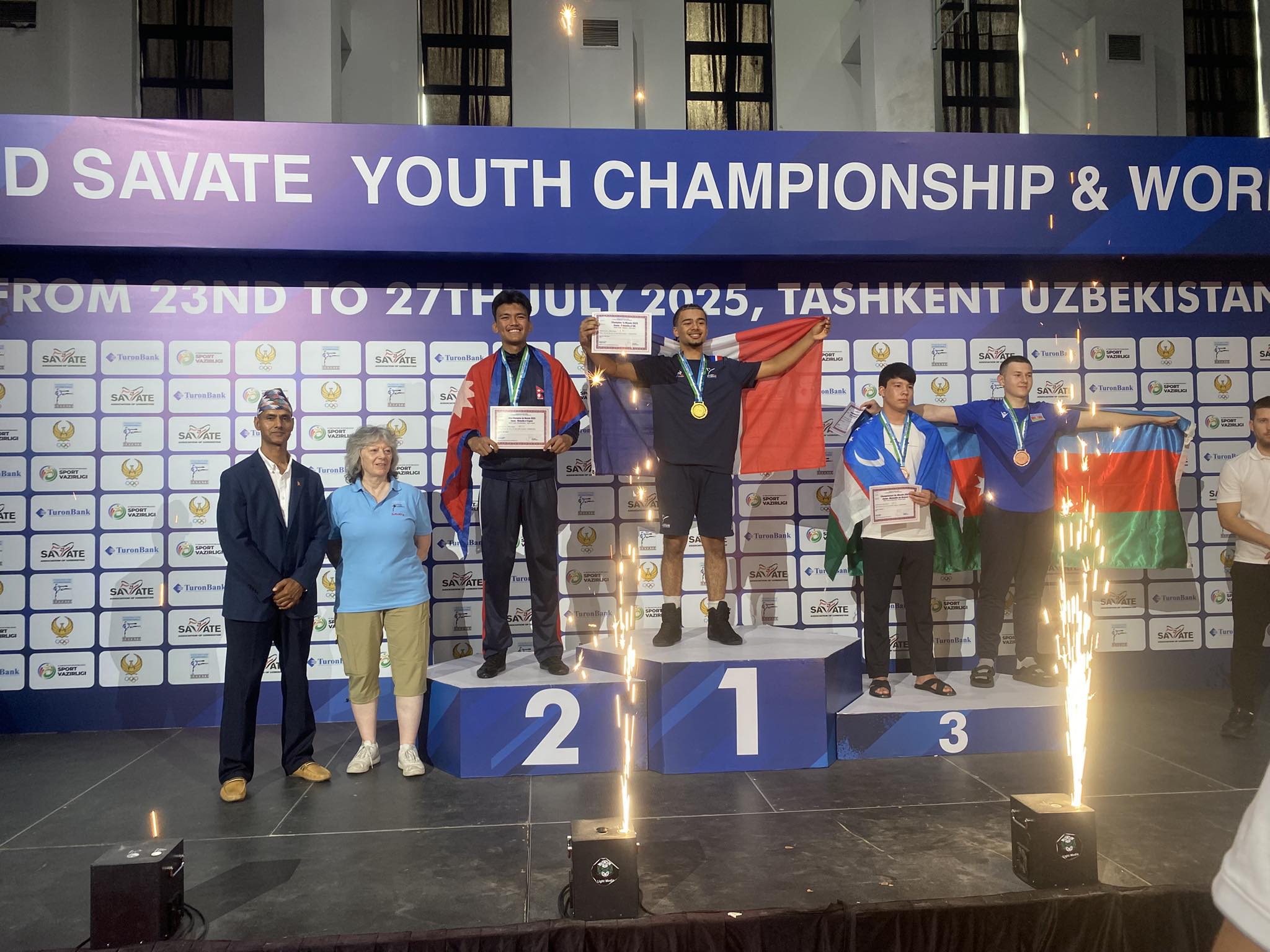 वल्र्ड युथ सभात च्याम्पियनशिपमा नेपालका बसिल त्वायनालाई रजत पदक