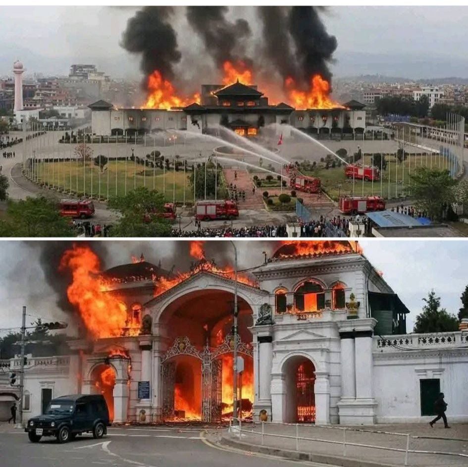 सर्वोच्च अदालत, राष्ट्रपति कार्यालय, सिंहदरबारलगायतमा तोडफोड र आगजनी