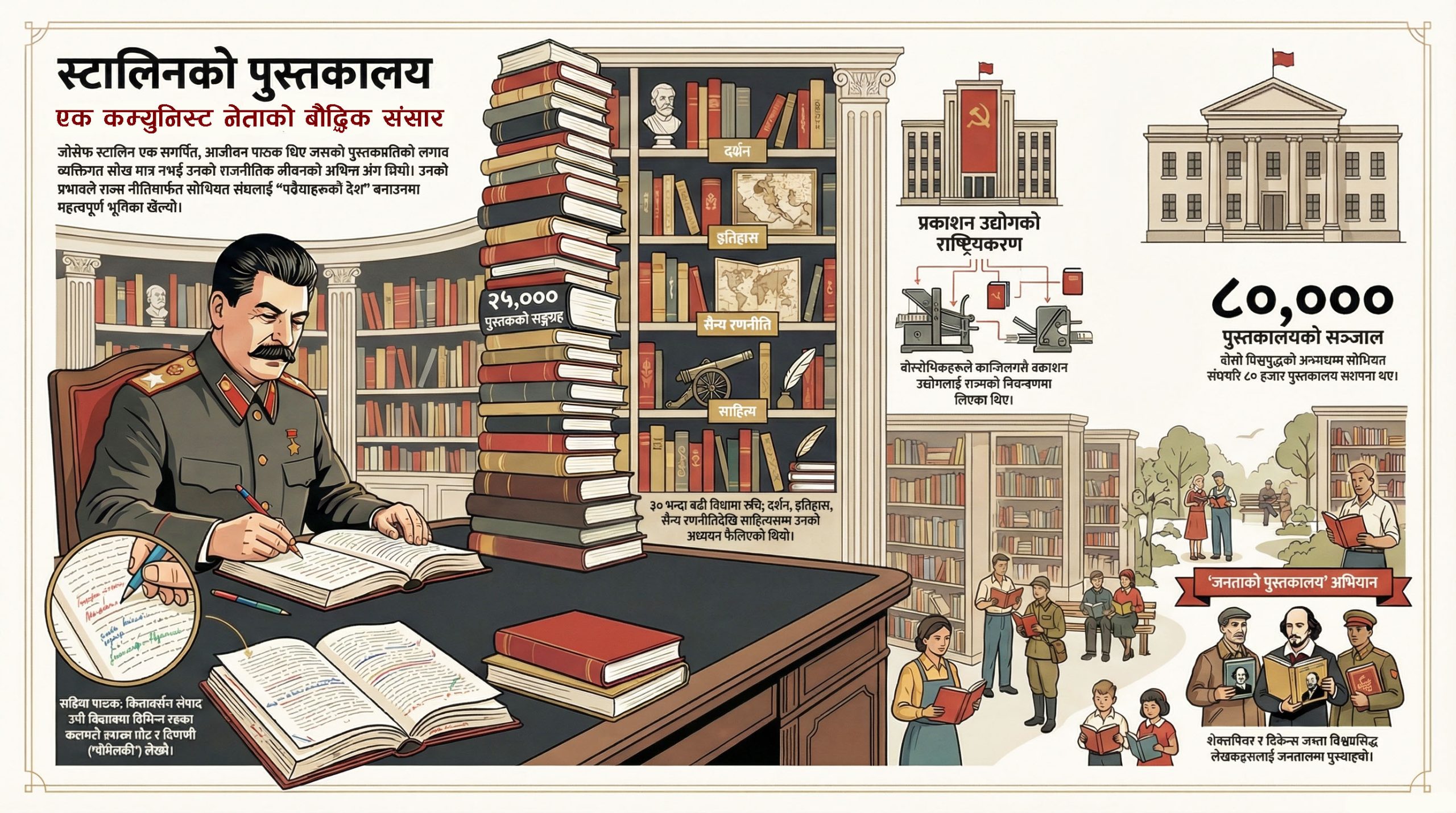 पठन संस्कृति र कामरेड स्तालिन