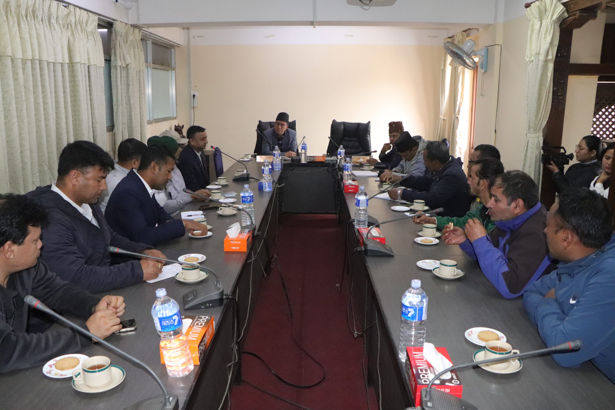 बिस्का जात्रा रुटका तारहरू व्यवस्थापनबारे छलफल