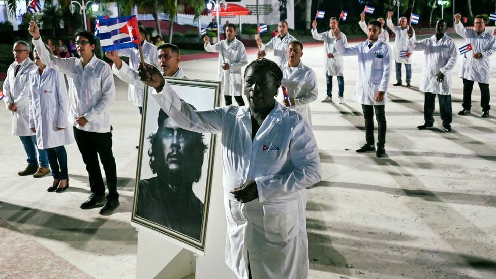 क्युवाले चिकित्सक पठायो, अमेरिकाले विनाश