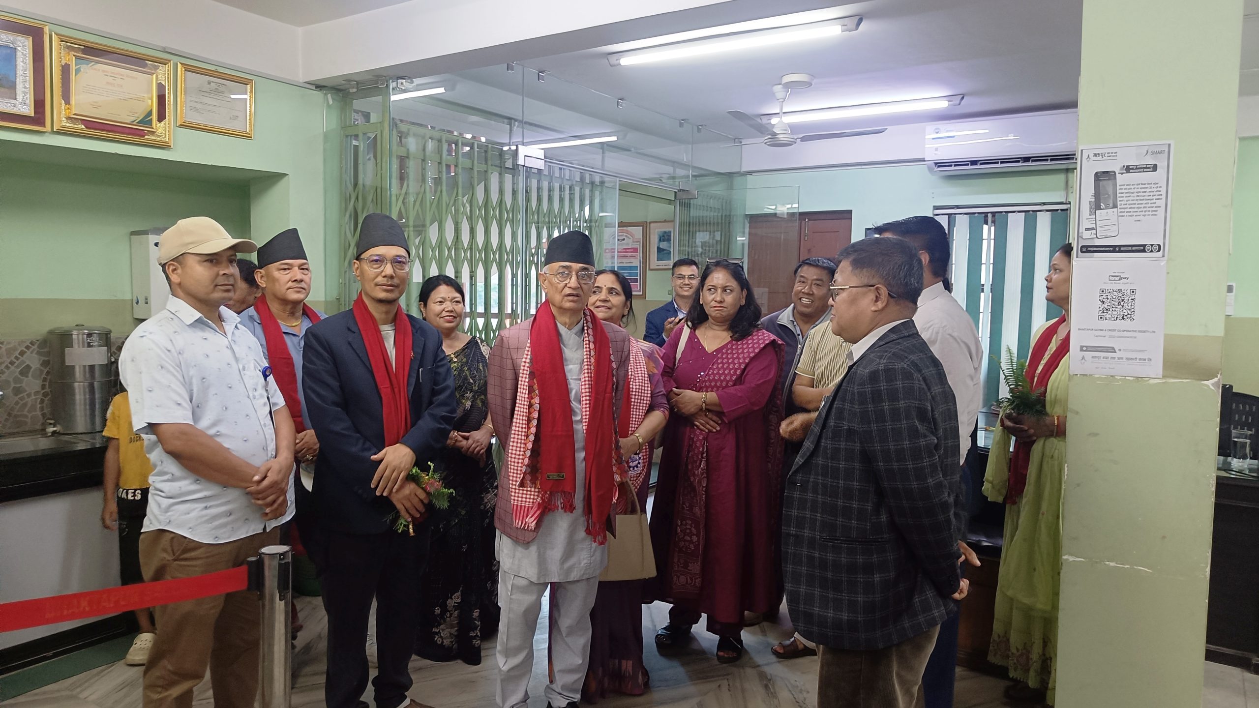 वाग्मती प्रदेश प्रमुख देवकोटा भक्तपुर बचत र भक्तपुर आदर निकेतनको अवलोकनमा