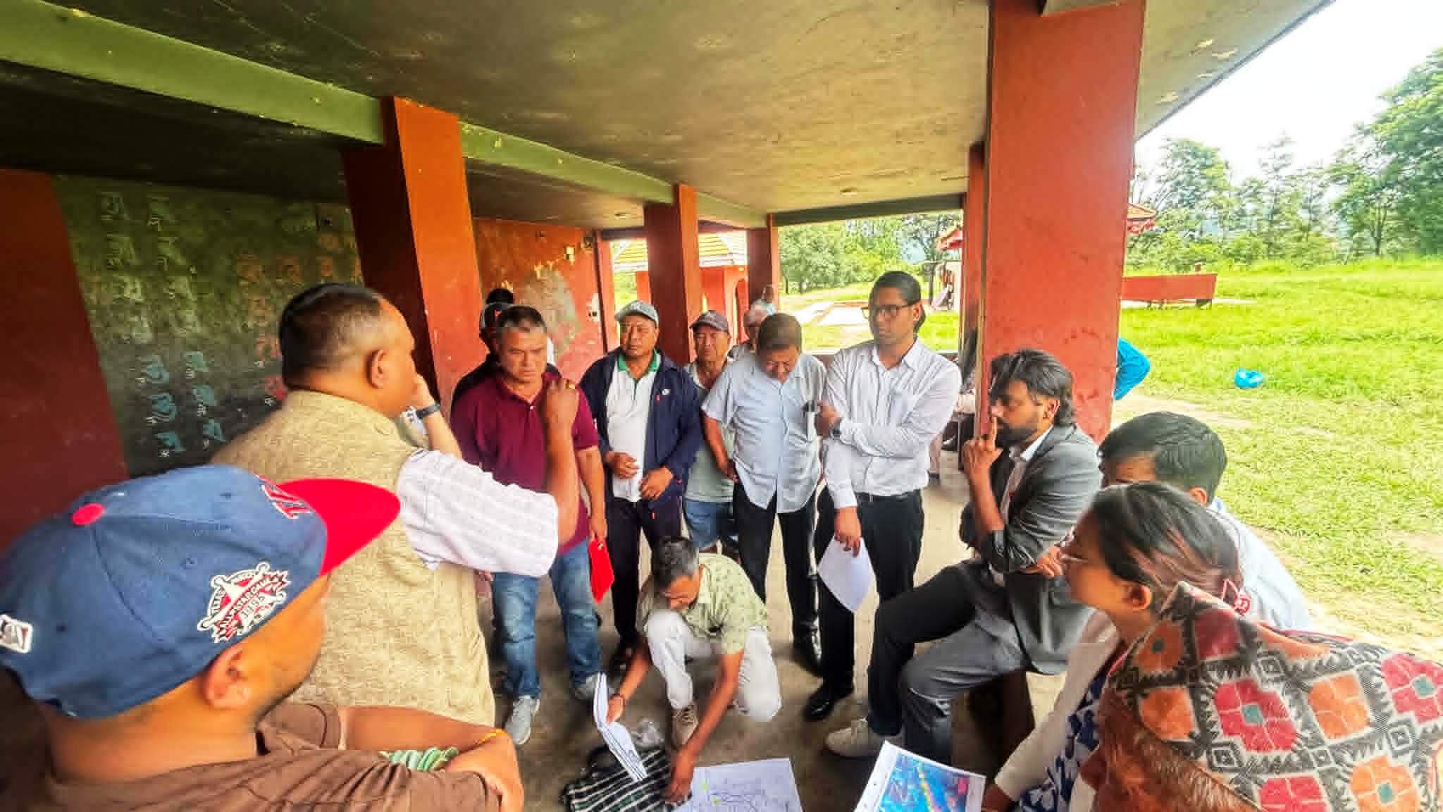 जनप्रतिनिधि तथा खोकनाका प्रभावित किसानबिच छलफल