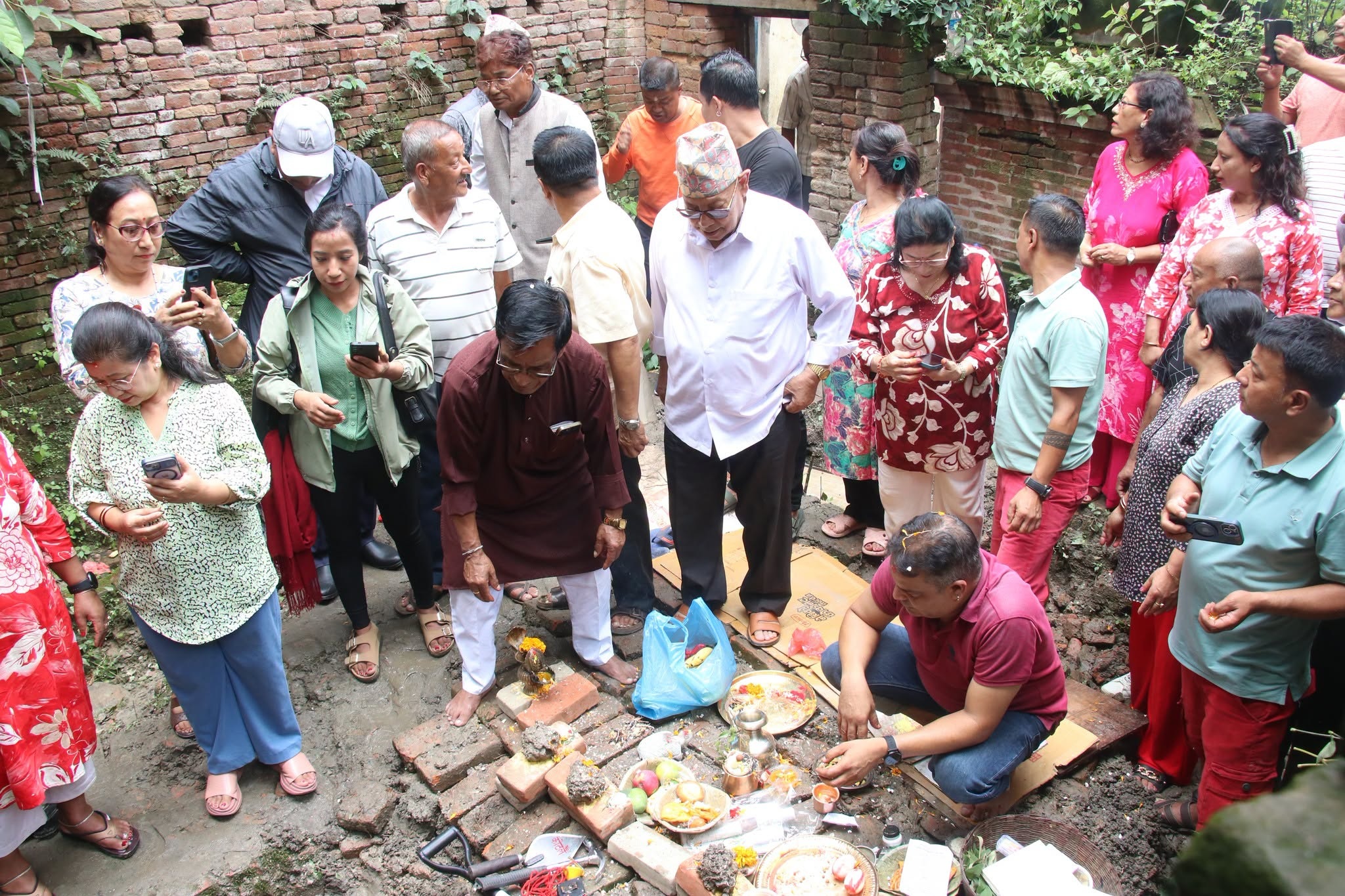 टिबुक्छेँमा दही विनायक द्योछेँको शिलान्यास