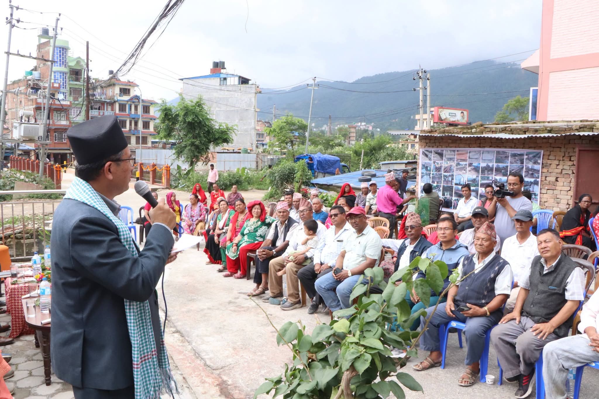 स्थानीय स्रोत, साधन र जनसहभागिताबाट विकास निर्माणको काम गर्दा दिगो
