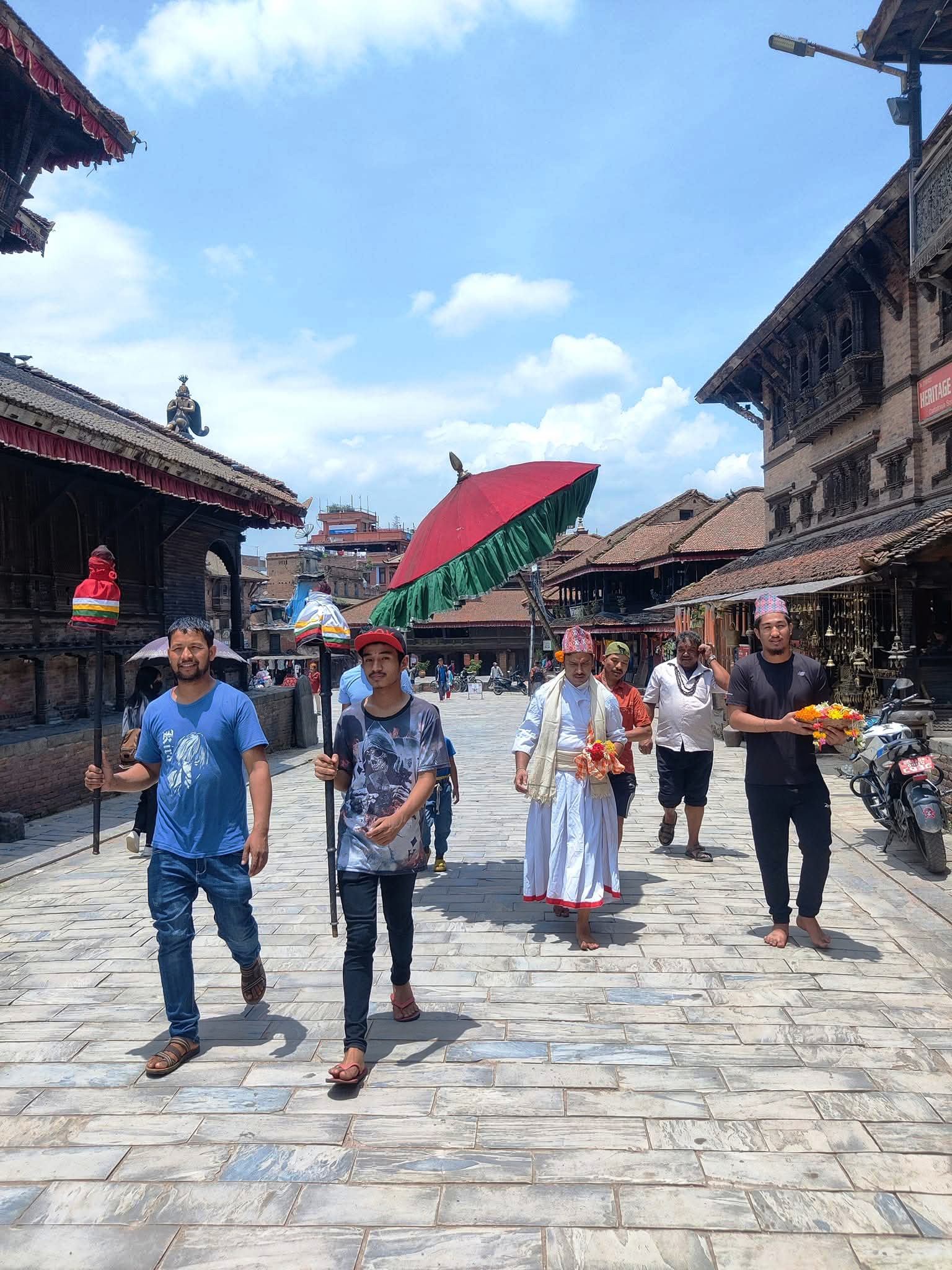 आज नवदुर्गामा नामकरण पूजा