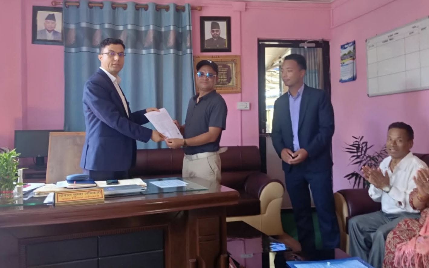 काभ्रेमा एलपीजी ग्यास सहज गर्न नेक्रायुसङ्घको ज्ञापन