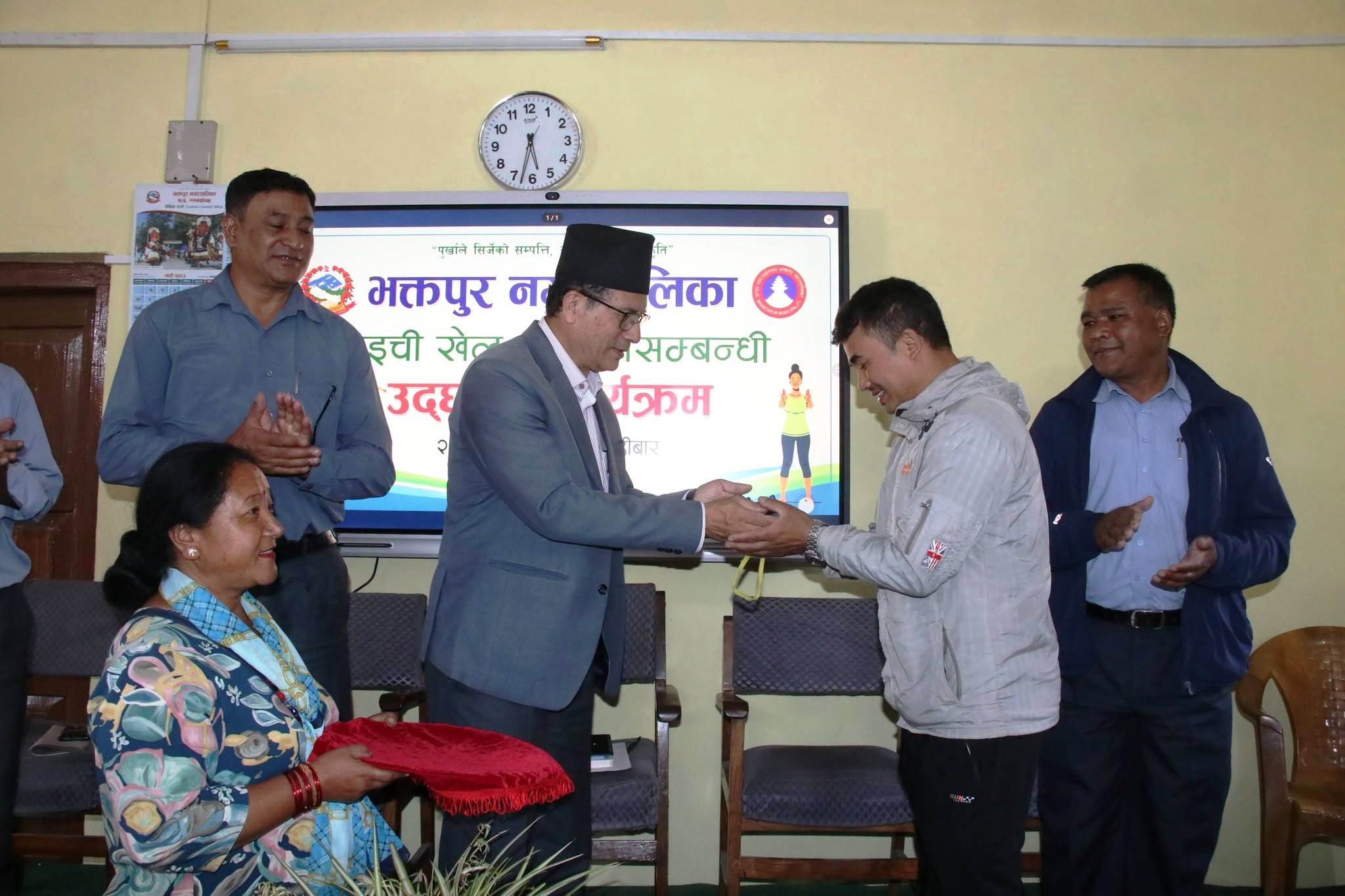 भक्तपुर नगरपालिकाद्वारा ताइची प्रशिक्षण सुरु