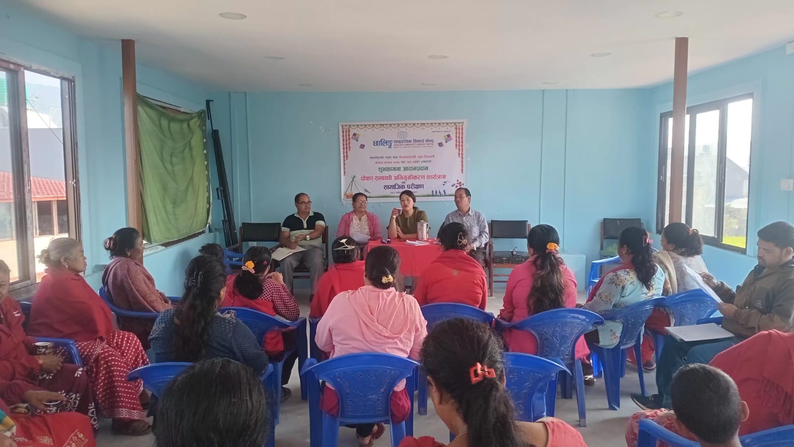 छालिङमा चियापान तथा पोषणसम्बन्धी अभिमुखीकरण
