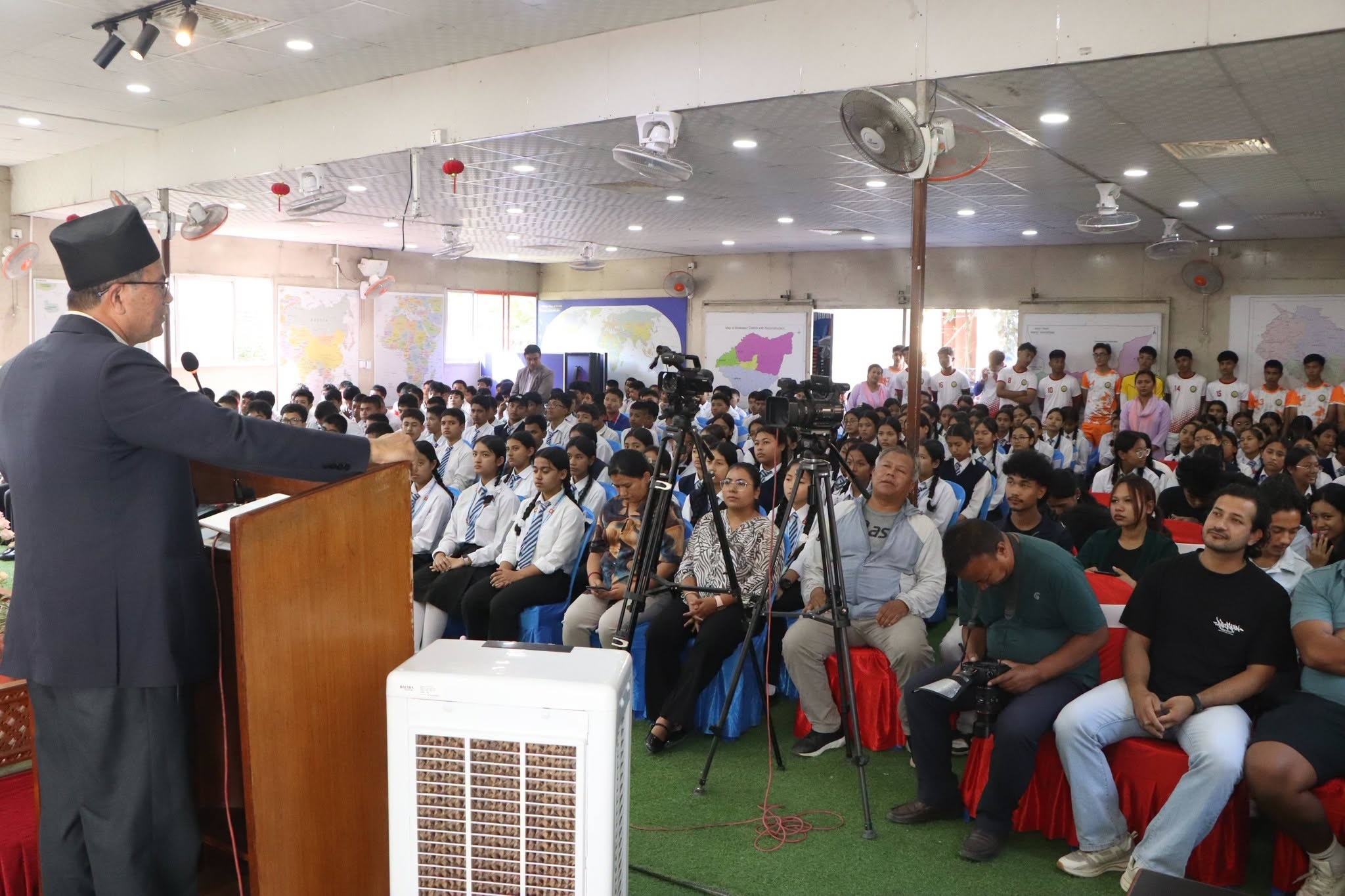 बाल विकास इङलिस सेकेन्डरी स्कूलको फुटसल मैदान उद्घाटन