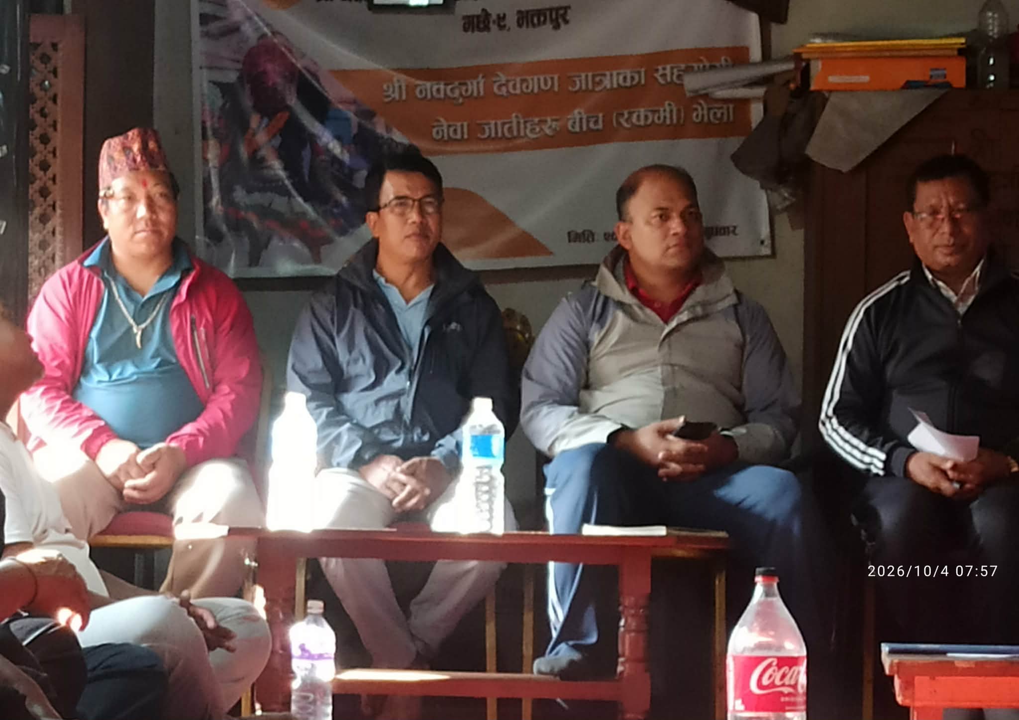 नवदुर्गा अःखछेँ निर्माणका लागि उपभोक्ता समिति गठन