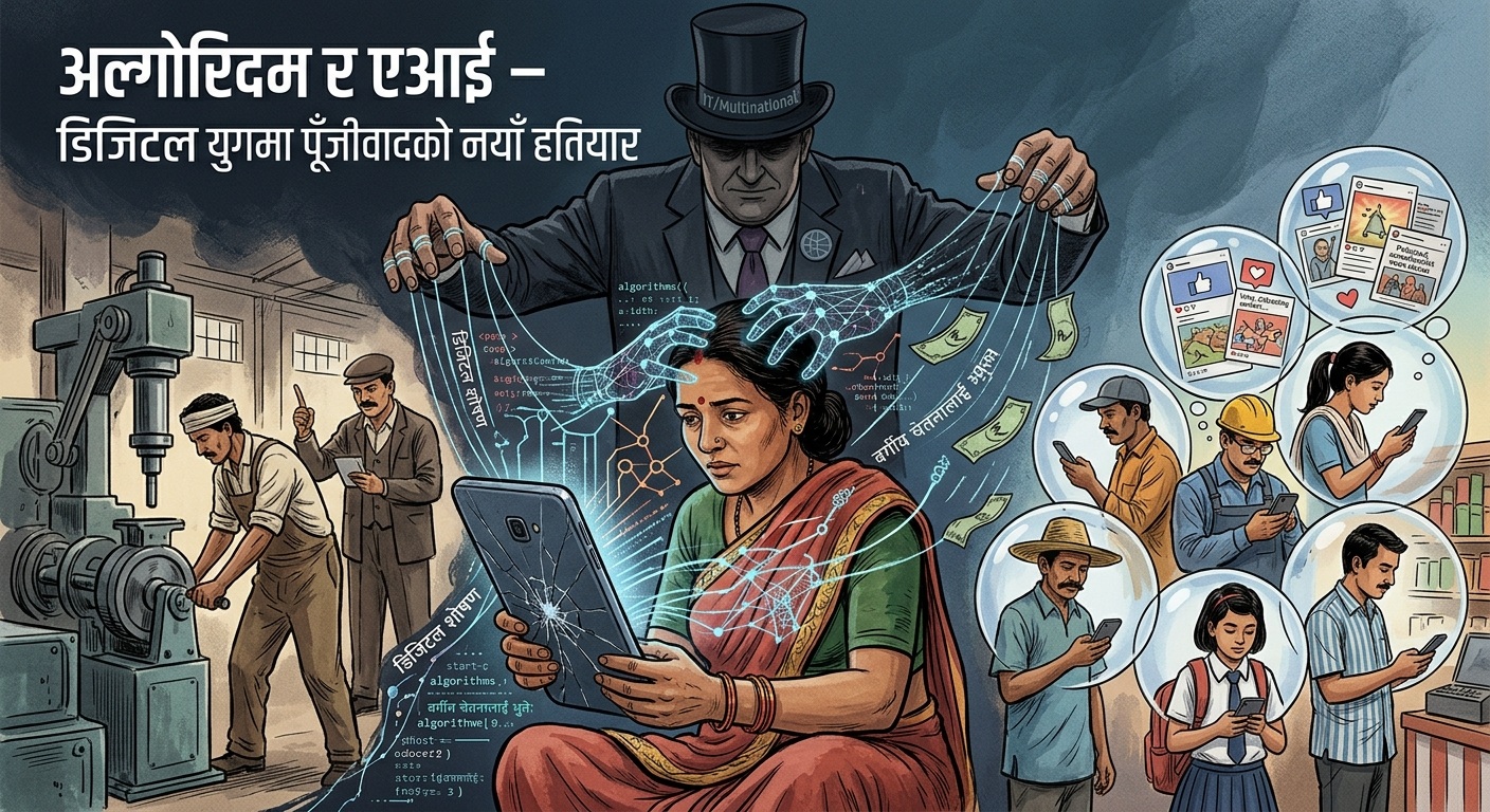 अल्गोरिदम र एआई – डिजिटल युगमा पुँजीवादको नयाँ हतियार